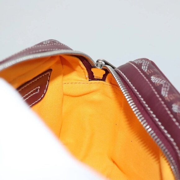 GOYARD Herringbone Cup Vert PM Shoulder Bag PVC Red - Picture 13 of 16